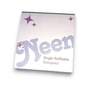 Neen single refillable green sparkly eyeshadow, color serve